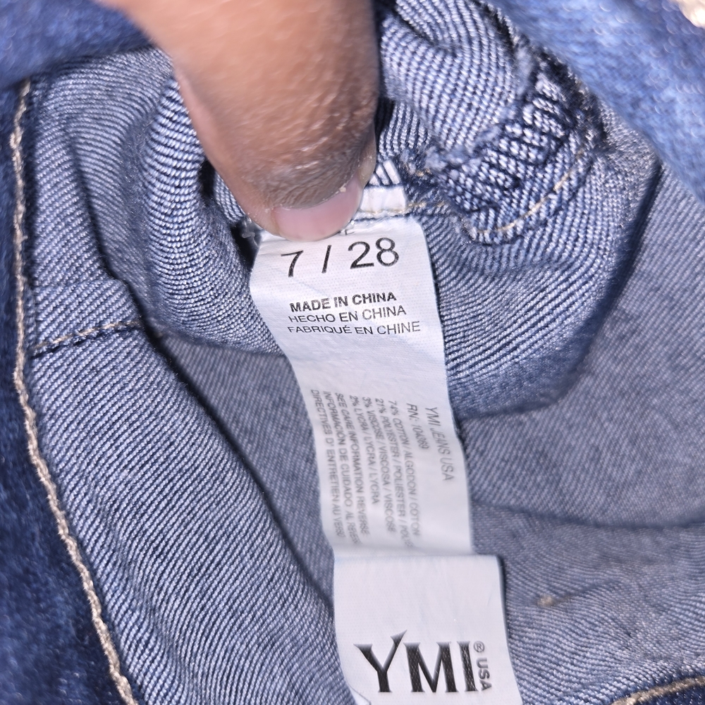 YMI Dark Blue Flare Jeans - Picture 4 of 6